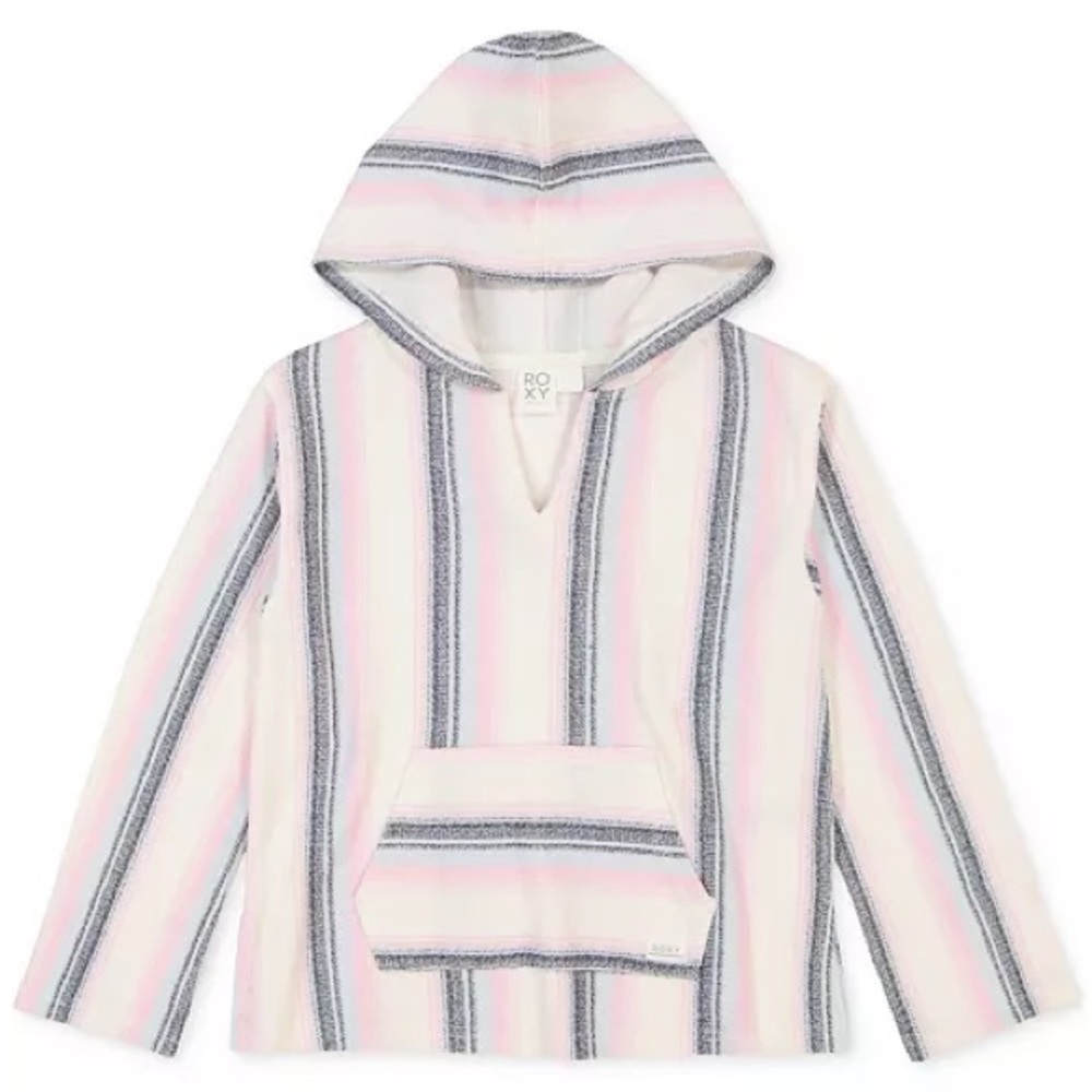 Roxy Striped Hooded Poncho towel 6/7